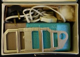 Szovjet diavetítő saját dobozában