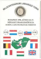 1996. "Honfoglalás-Szt.István, Árpád fejedelem" emlékérem Ag(0.835) 5,37g "Millecente...