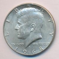 Amerikai Egyesült Államok 1968D. 1/2$ Ag "Kennedy" T:2
USA 1968D. 1/2 Dollar Ag "Kenn...