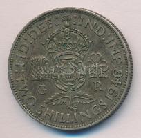 Nagy Britannia 1946. 1Fl Ag "VI.György" T:2-/2 Great Britain 1946. 1 Florin Ag "George VI" C:VF/XF