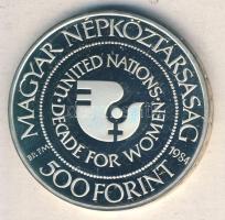 1984. 500Ft Ag "Nők évtizede" T:PP