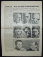 1942 Der Stürmer: Deutsches Wochenblatt zum Kampfe um die Wahrheit, Nürnberg, 27. August. Német náci...