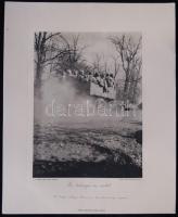 Az Érdekes Újság I. világháborús harctéri képeiből: Por takarja az autót / Military photo from World War I, 28x36cm