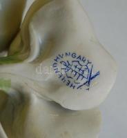 Herendi porcelán asztali virágdísz, nagyon apró lepattogzás (1 mm), Hand painted Herend chinaware ro...