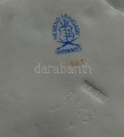 Herendi porcelán asztali virágdísz nagyon apró lepattogzás,  Hand painted Herend chinaware rose 11 c...