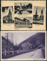 25 db háború előtti magyar városképes lap jobbakkal