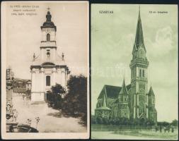 20 db háború előtti magyar városképes lap jobbakkal