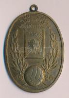 1926. "Budapesti Labdarúgók Alszövetsége" Br díjérem (47x33mm) t:2