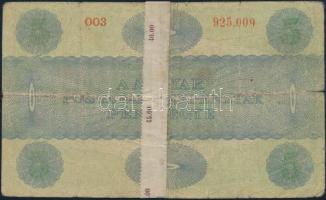 1919. 5K "Osztrák-Magyar Bank..." T:IV ragasztva