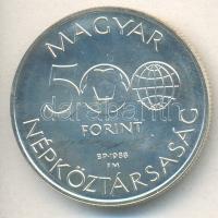 1986. 500Ft Ag "Mexikói Labdarúgó VB-játékosok" T:BU