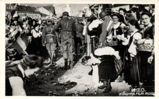 Gyergyószentmiklós entry of the Hungarian troops