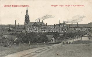 Diósgyőr vasgyár és az új templom (fa)