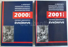 Központi Statisztika Hivatal Népességtudományi Kutatóintézetének 2000-2001. évi történeti demográfiai évkönyve (2 kötet)