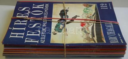 20 db Híres festők folyóirat 90-99, 101-112 szám