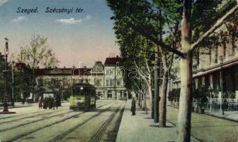 Szeged Széchényi tér, villamos (EK)