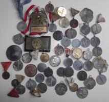 49db különféle sport díjérem,emlékérem/plakett, főleg tenisz sportágból, közte szebb darabokkal T:vegyes