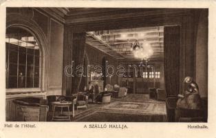 Budapest XI. Gellért-fürdő, a szálló hallja (EK)