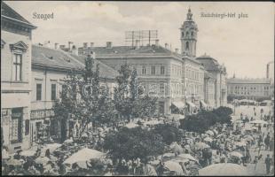 Szeged Széchenyi tér, piac, Singer kereskedése