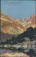 Tátra Omladékvölgy, Poprádi-tó; Földes Samu kiadása (EK)