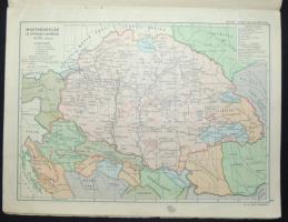 1928 Barthos-Kurucz Történelmi atlasz polgári iskolák számára, kiadja a Magyar királyi Állami Térkép...