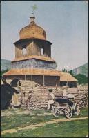 Carpatho-Ukrainian wooden church, folklore