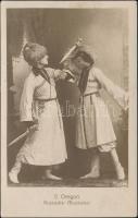 2 Oregon Russian musical act, signed postcard