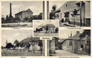 Sarkad gözmalom, piactér...