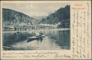 Menyháza lake, locomotive