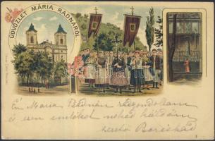 1898 Máriaradna litho (Rb)
