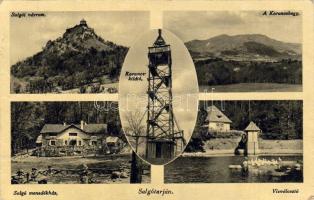 Salgótarján 5 képes osztott lap