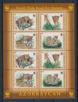 WWF: Caucasian leopard mini-sheet, WWF: Kaukázusi leopárd kisív