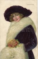 Thoughtful, litho s: Cottin