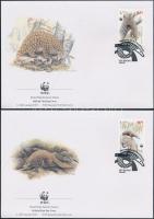 WWF: Tobzoskák sor 4 db FDC-n WWF: asian pangolin set 4 FDC