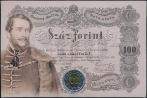 2002. 100Ft "Kossuth" elsőnapi veret sorszámozott díszlapon T:BU Csak 12.000db!