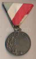 Füsti Szeged (20.sz.) ~1930. Lövész Br díjérem (40mm) szalaggal T:2