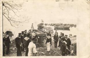 Matrózok fotólap (saroktörés)