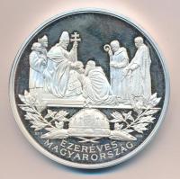 Kósa István 2000. "Szt. István 969-1038. - Államalapítás, Ezeréves Magyarország" Ag(0.999)...