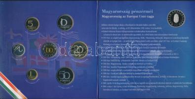 2004. 1Ft-100Ft 8klf db, szettben, benne 50Ft "Magyarország az EU tagja" T:PP Csak 7000db!