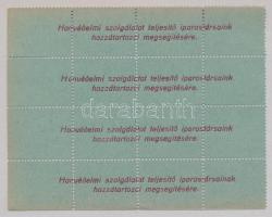 DN. "Honvédelmi szolgálatot teljesítő iparostársaink hozzátartozói megsegítésére" 100 fill...