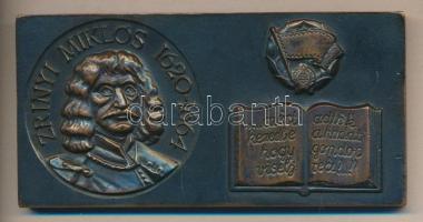 Garamkeszi János (1936-) DN. "Zrínyi Miklós Katonai Akadémia" Br emlékplakett dísztokban (...