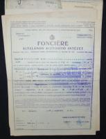 1943 3db. Biztosítási szerződések, kötvények