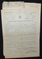 1943 3db. Biztosítási szerződések, kötvények