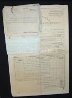 1943 3db. Biztosítási szerződések, kötvények