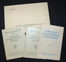 Vegyes okmány tétel 10 db., benne Tanácsköztársasággal kapcsolatos iratok