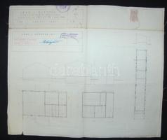 Vegyes okmány tétel 10 db., benne Tanácsköztársasággal kapcsolatos iratok