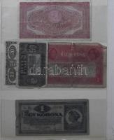 Magyar bankjegy gyűjtemény 27db klf papírpénzzel, közte: 1946. 100Ft + 1848. 100Ft "Kossuth ban...