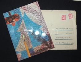 3 db képeslap hanglemez, 1962