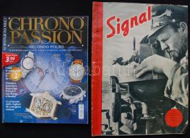 1942 Signal képes újság német, magyar nyelven, sok képpel, Chrono Passion modern órás szaklap