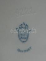 Német, Unterweißbach, halászó sas, jelzett, hibátlan, magasság: 33 cm / German chinaware bird figure