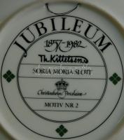 Christineholm jubileumi dísztányér, hibátlan, jelzett, matricás, átmérője: 19 cm